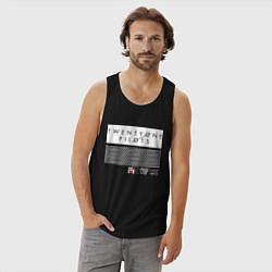 Майка мужская хлопок TOP: Lane Boy, цвет: черный — фото 2