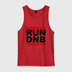 Майка мужская хлопок RUN DNB, цвет: красный