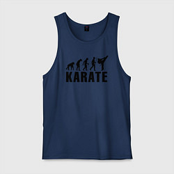 Майка мужская хлопок Karate Evolution, цвет: тёмно-синий