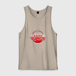 Майка мужская хлопок Boss of GYM Color, цвет: миндальный