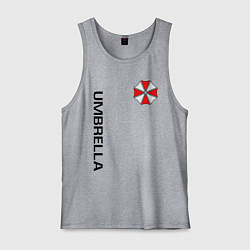 Майка мужская хлопок UMBRELLA CORP, цвет: меланж