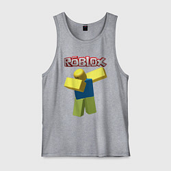 Майка мужская хлопок Roblox Dab, цвет: меланж