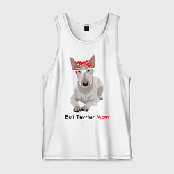 Мужская майка Bull terrier Mom