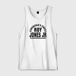 Майка мужская хлопок Roy Jones Jr, цвет: белый