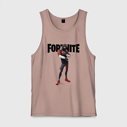 Майка мужская хлопок FORTNITE IKONIK, цвет: пыльно-розовый
