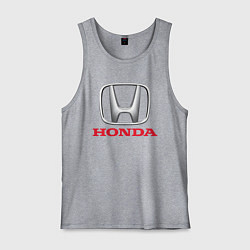 Майка мужская хлопок HONDA, цвет: меланж