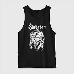 Майка мужская хлопок Sabaton, цвет: черный