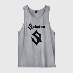 Майка мужская хлопок Sabaton, цвет: меланж