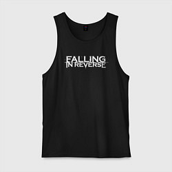 Майка мужская хлопок Falling in Reverse, цвет: черный