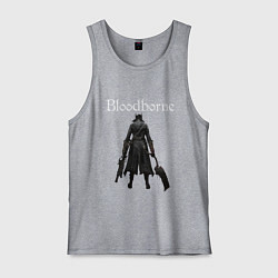 Майка мужская хлопок Bloodborne, цвет: меланж