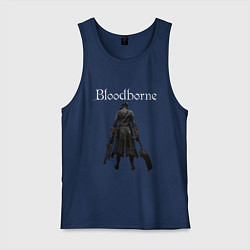 Майка мужская хлопок Bloodborne, цвет: тёмно-синий