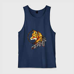 Майка мужская хлопок Страж снов, цвет: тёмно-синий