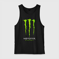 Майка мужская хлопок MONSTER ENERGY, цвет: черный