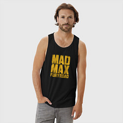 Майка мужская хлопок Mad Max, цвет: черный — фото 2