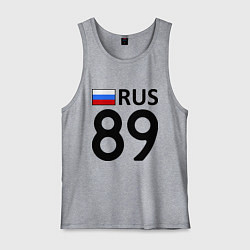 Майка мужская хлопок RUS 89, цвет: меланж