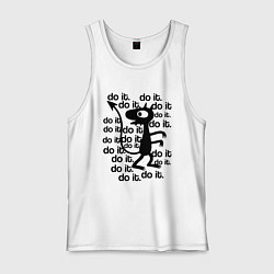 Майка мужская хлопок РАЗОЧАРОВАНИЕ, цвет: белый