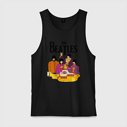 Майка мужская хлопок THE BEATLES, цвет: черный
