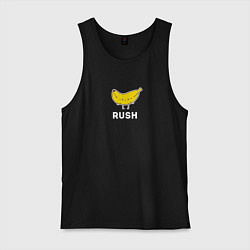 Майка мужская хлопок RUSH BANANA, цвет: черный