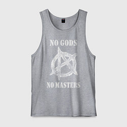 Мужская майка NO GODS NO MASTERS