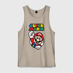 Майка мужская хлопок Mario, цвет: миндальный