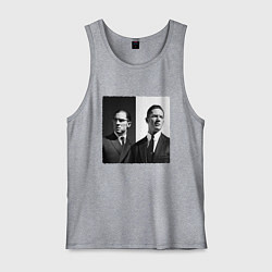 Майка мужская хлопок Tom hardy, цвет: меланж