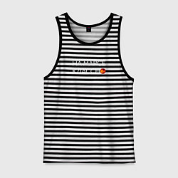 Майка мужская хлопок Noize MC, цвет: черная тельняшка