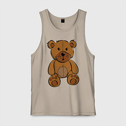 Мужская майка Плюшевый медведь