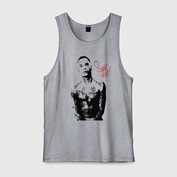 Майка мужская хлопок KIZARU, цвет: меланж