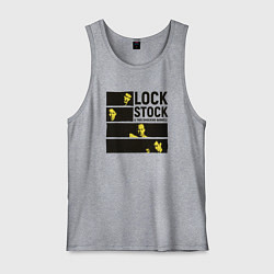 Майка мужская хлопок Lock, Stock and Two Smoking Barrels 1998, цвет: меланж