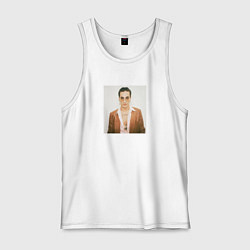 Майка мужская хлопок Maneskin, цвет: белый