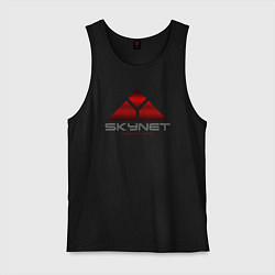 Майка мужская хлопок Skynet, цвет: черный
