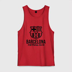 Майка мужская хлопок Barcelona FC, цвет: красный