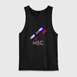 Майка мужская хлопок Russia Our Side New 202223, цвет: черный