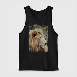Мужская майка Лев царь зверей