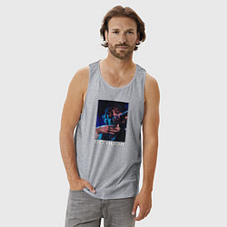 Майка мужская хлопок OG BUDA С МИКРОФОНОМ, цвет: меланж — фото 2