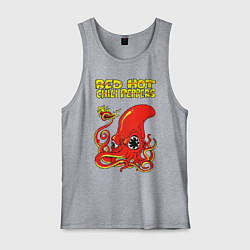 Майка мужская хлопок RED HOT CHILI PEPPERS, цвет: меланж