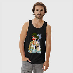 Майка мужская хлопок Angry princess, цвет: черный — фото 2