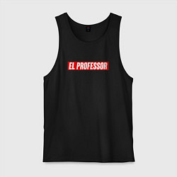 Майка мужская хлопок EL PROFESSOR БУМАЖНЫЙ ДОМ, цвет: черный