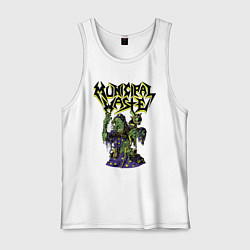 Майка мужская хлопок Municipal Waste - a witchs Dream, цвет: белый
