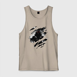 Майка мужская хлопок THE GUY DISTURBED РОК, цвет: миндальный