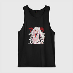 Майка мужская хлопок Пластиковые воспоминания Plastic Memories, Айла Is, цвет: черный