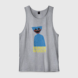 Майка мужская хлопок HUGGY WUGGY 4, цвет: меланж