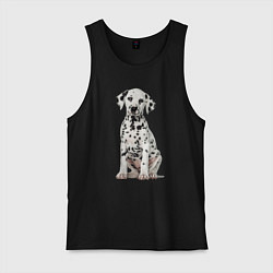 Майка мужская хлопок Well, just a cutie!, цвет: черный