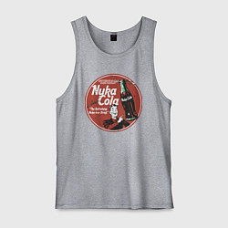 Майка мужская хлопок Nuka Cola Ice Cold Retro, цвет: меланж