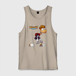 Майка мужская хлопок Rayman Legends Рэйман, цвет: миндальный