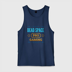 Майка мужская хлопок Dead Space PRO Gaming, цвет: тёмно-синий