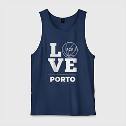 Майка мужская хлопок Porto Love Classic, цвет: тёмно-синий