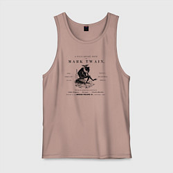 Мужская майка Знаменитая скачущая лягушка из Калавераса Марк Тве