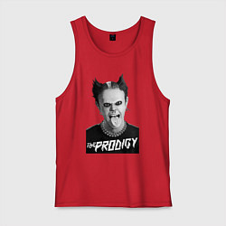 Майка мужская хлопок The Prodigy - firestarter, цвет: красный