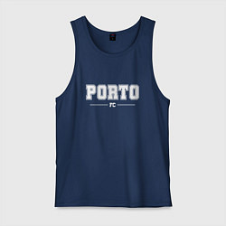 Майка мужская хлопок Porto Football Club Классика, цвет: тёмно-синий